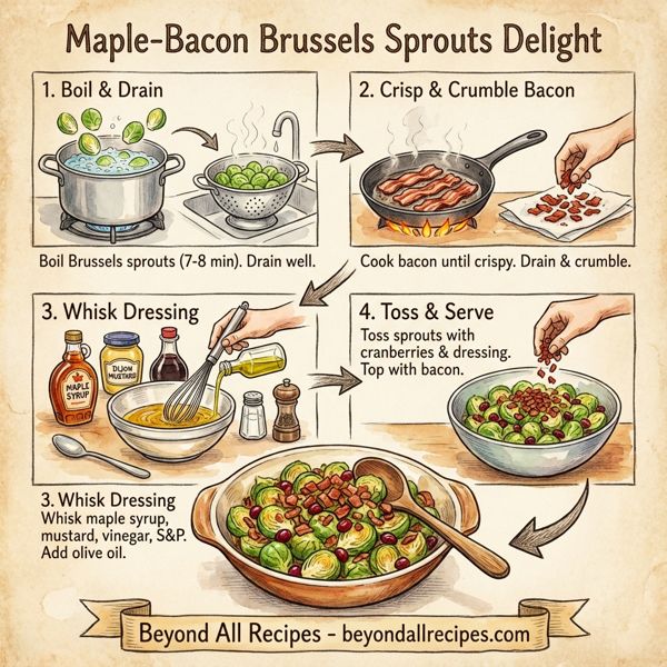 Maple-Bacon Brussels Sprouts Delight instructions