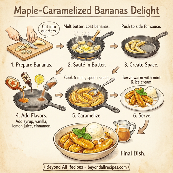 Maple-Caramelized Bananas Delight instructions