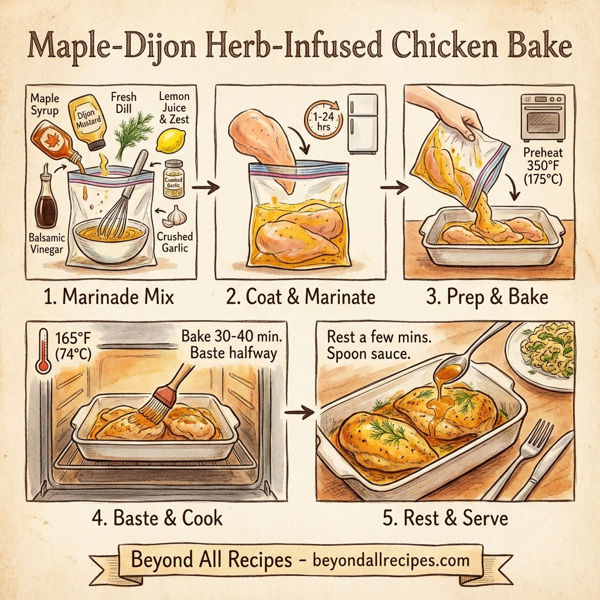 Maple-Dijon Herb-Infused Chicken Bake instructions