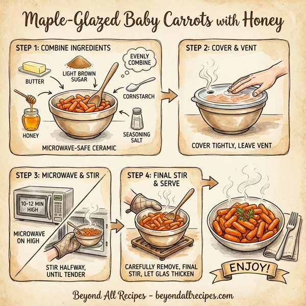 Maple-Glazed Baby Carrots with Honey instructions