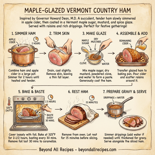 Maple-Glazed Vermont Country Ham instructions