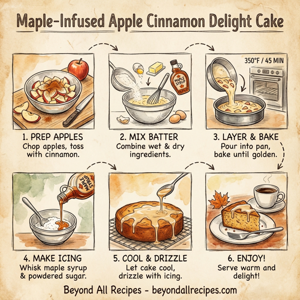 Maple-Infused Apple Cinnamon Delight Cake instructions
