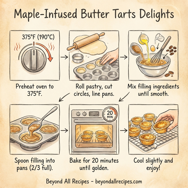 Maple-Infused Butter Tarts Delights instructions