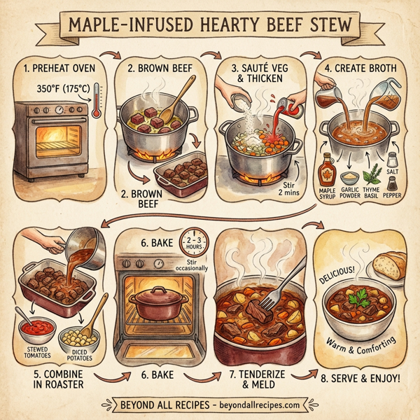 Maple-Infused Hearty Beef Stew instructions