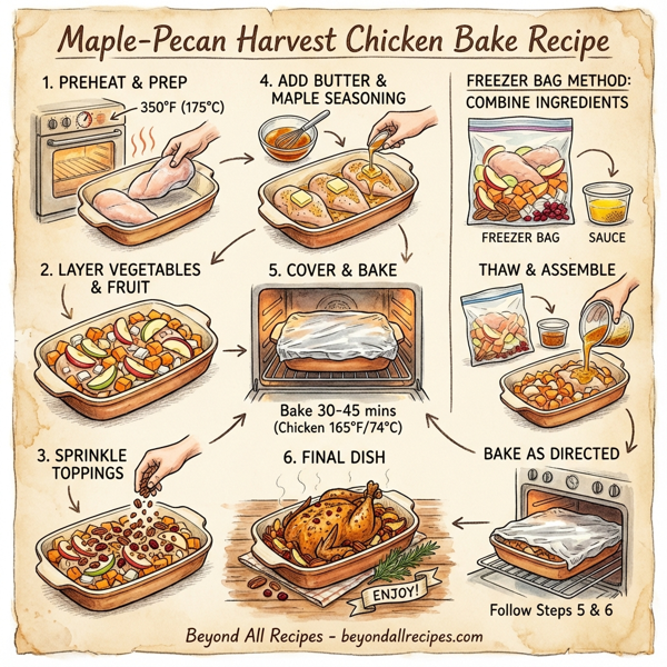 Maple-Pecan Harvest Chicken Bake instructions
