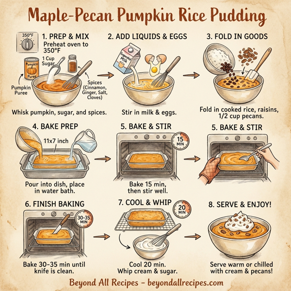 Maple-Pecan Pumpkin Rice Pudding instructions