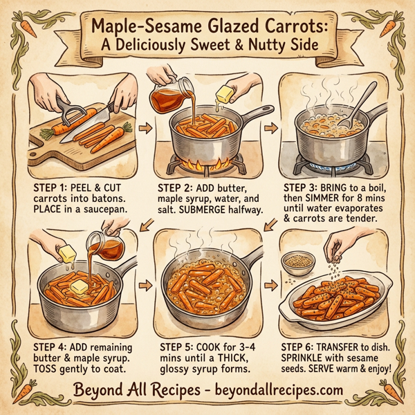 Maple-Sesame Glazed Carrots instructions
