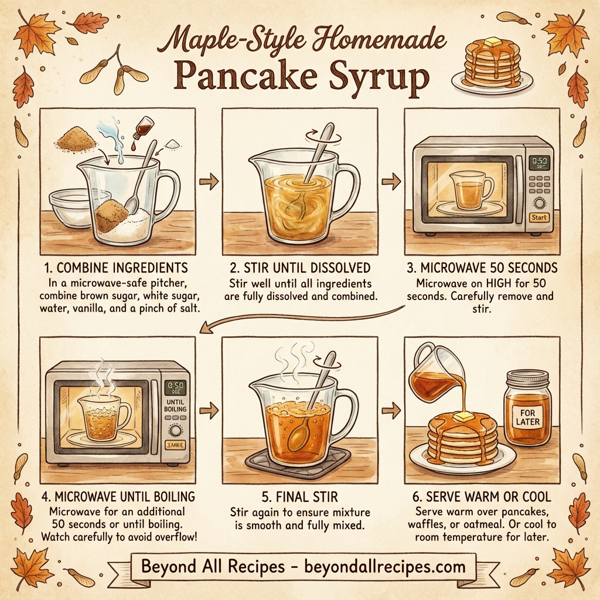 Maple-Style Homemade Pancake Syrup instructions