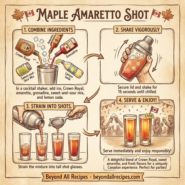 Maple Amaretto Shot instructions
