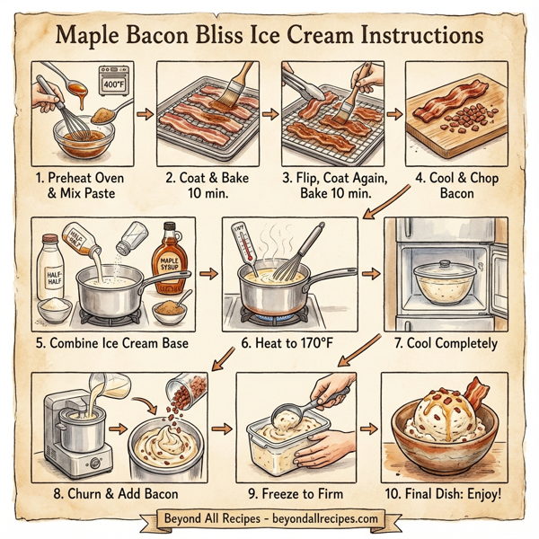 Maple Bacon Bliss Ice Cream instructions