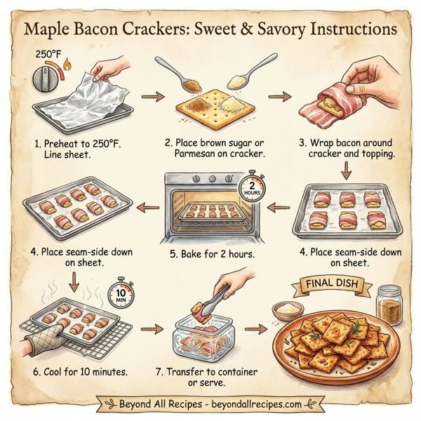 Maple Bacon Crackers instructions