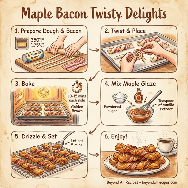 Maple Bacon Twisty Delights instructions