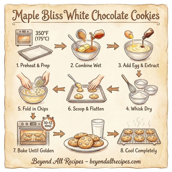 Maple Bliss White Chocolate Cookies instructions