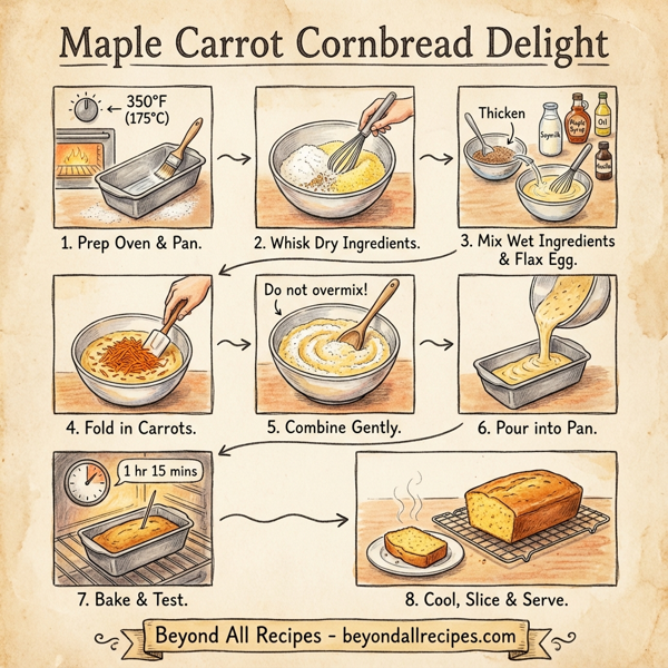 Maple Carrot Cornbread Delight instructions
