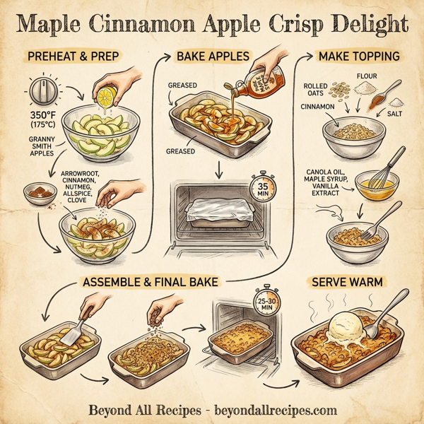 Maple Cinnamon Apple Crisp Delight instructions
