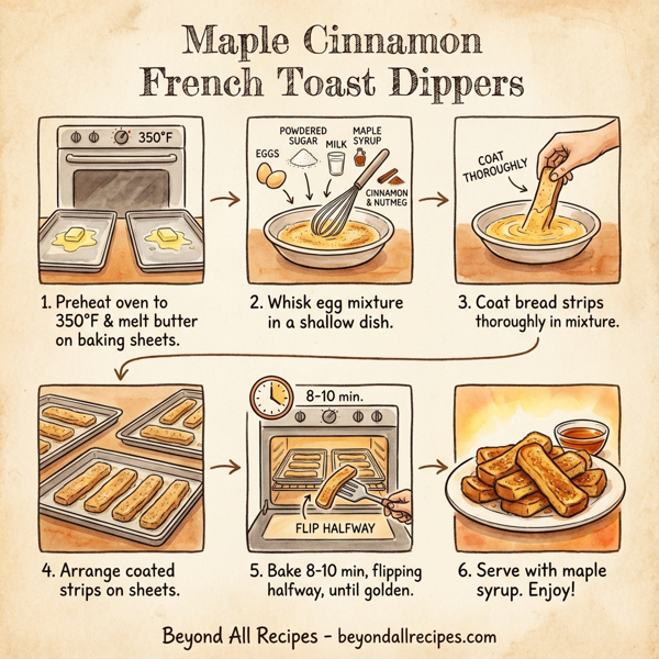 Maple Cinnamon French Toast Dippers instructions