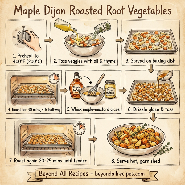 Maple Dijon Roasted Root Vegetables instructions