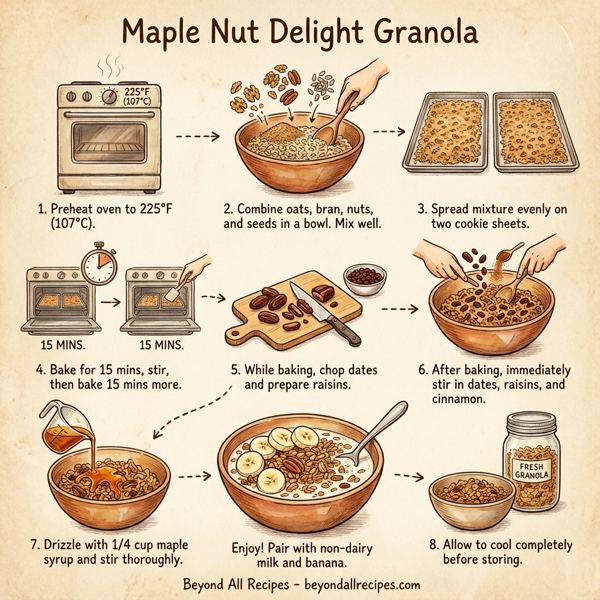 Maple Nut Delight Granola instructions