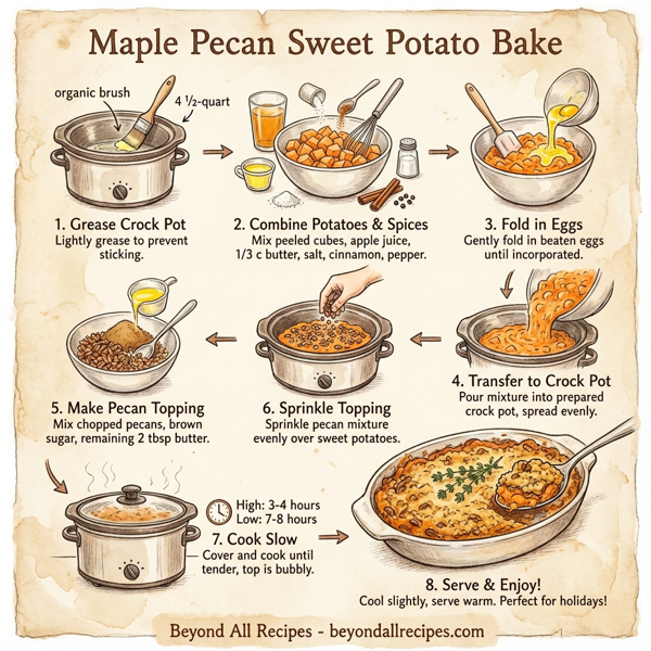 Maple Pecan Sweet Potato Bake instructions