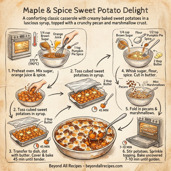 Maple & Spice Sweet Potato Delight instructions