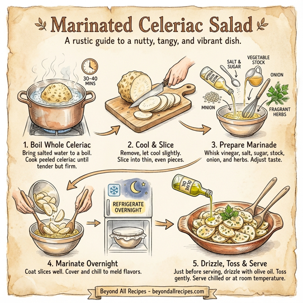 Marinated Celeriac Salad instructions