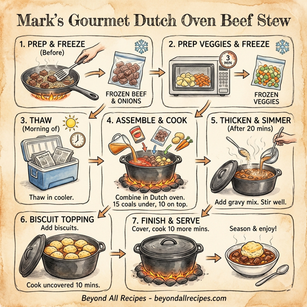 Mark's Gourmet Dutch Oven Beef Stew instructions