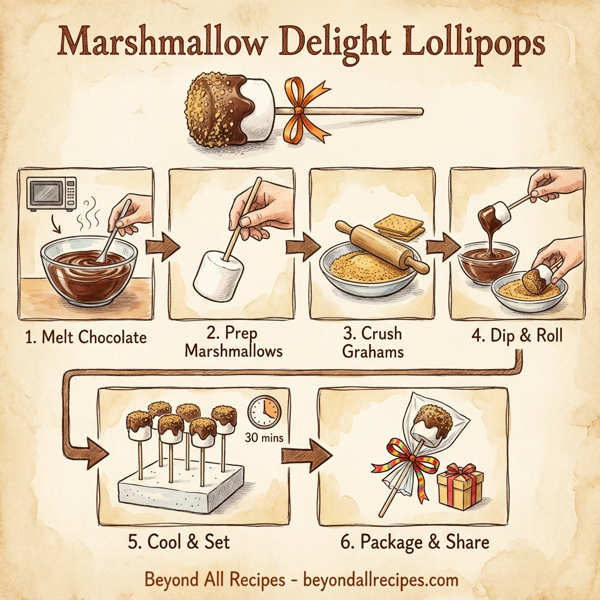 Marshmallow Delight Lollipops instructions