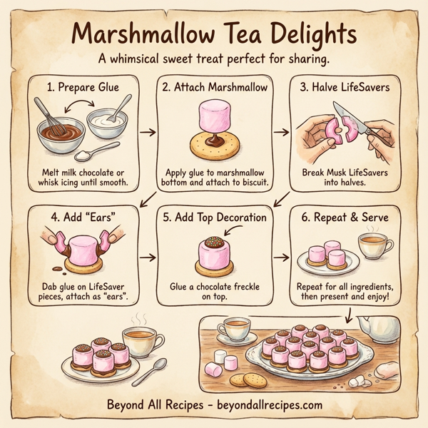 Marshmallow Tea Delights instructions