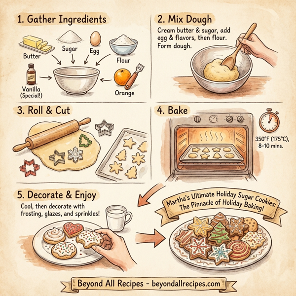 Martha's Ultimate Holiday Sugar Cookies instructions