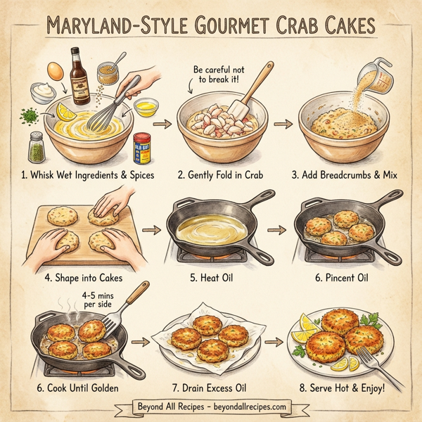 Maryland-Style Gourmet Crab Cakes instructions