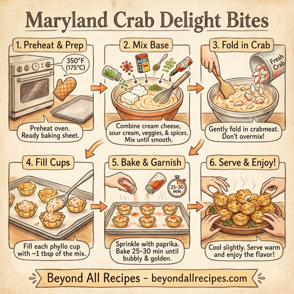 Maryland Crab Delight Bites instructions