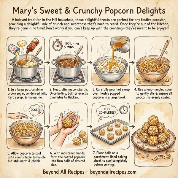 Mary's Sweet & Crunchy Popcorn Delights instructions
