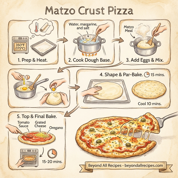 Matzo Crust Pizza instructions