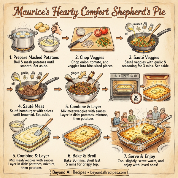 Maurice's Hearty Comfort Shepherd's Pie instructions