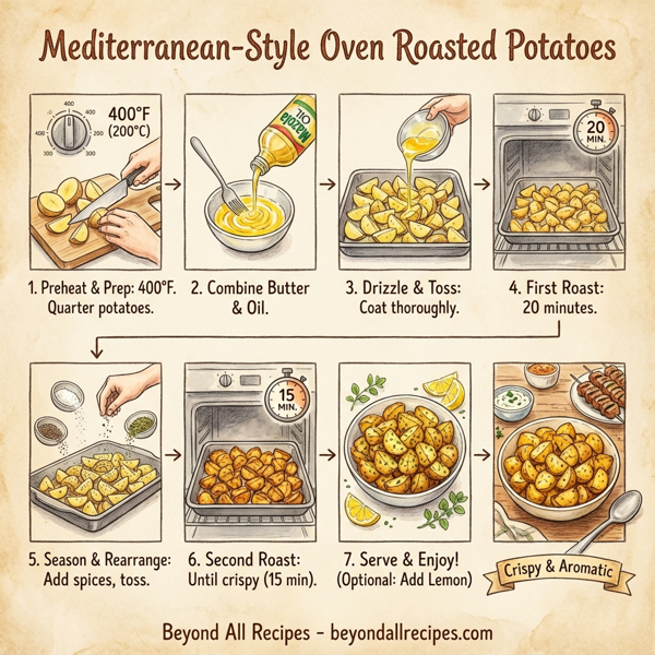 Mediterranean-Style Oven Roasted Potatoes instructions