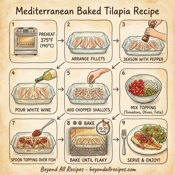 Mediterranean Baked Tilapia instructions