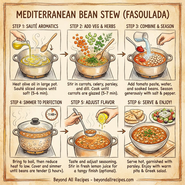 Mediterranean Bean Stew (Fasoulada) instructions