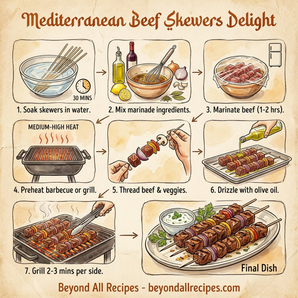 Mediterranean Beef Skewers Delight instructions