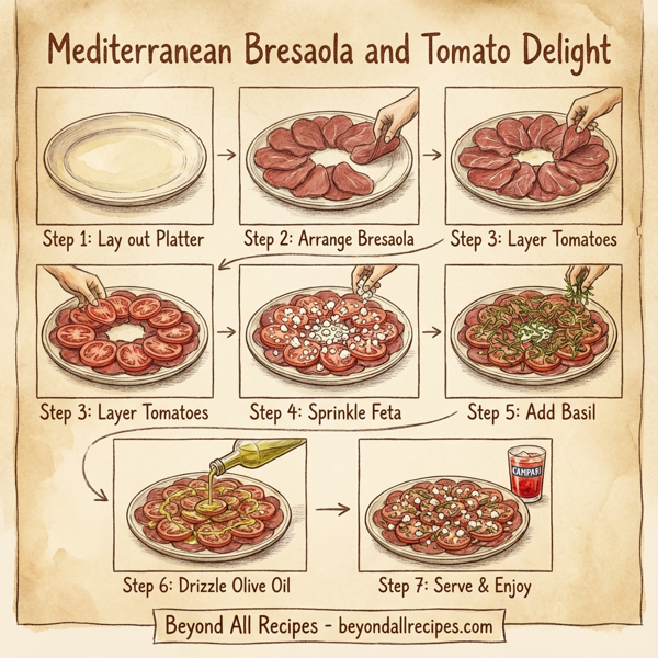 Mediterranean Bresaola and Tomato Delight instructions