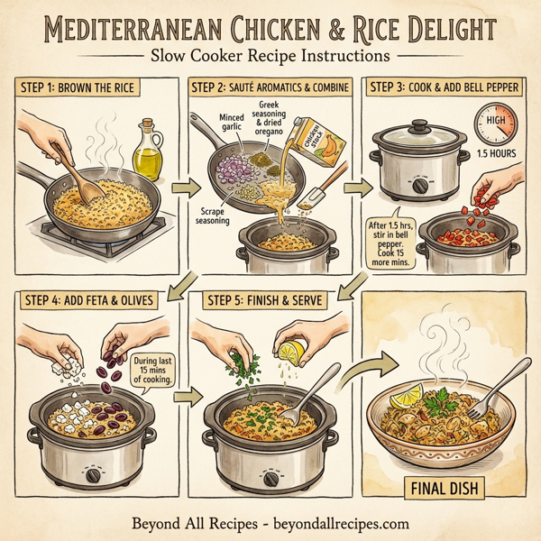 Mediterranean Chicken & Rice Delight instructions