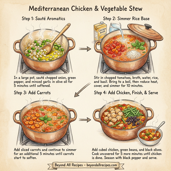 Mediterranean Chicken & Vegetable Stew instructions