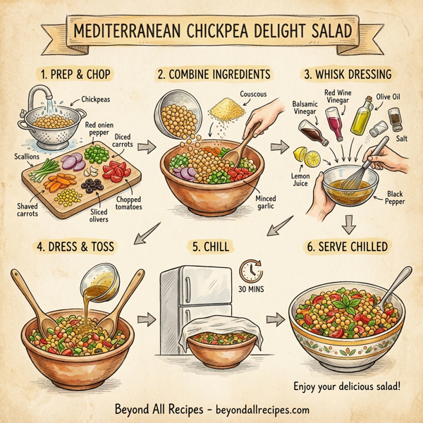 Mediterranean Chickpea Delight Salad instructions
