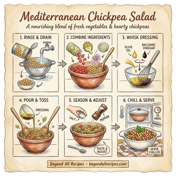 Mediterranean Chickpea Salad instructions