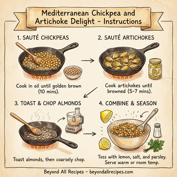 Mediterranean Chickpea and Artichoke Delight instructions