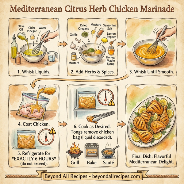 Mediterranean Citrus Herb Chicken Marinade instructions