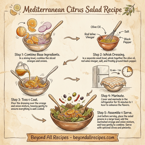 Mediterranean Citrus Salad instructions