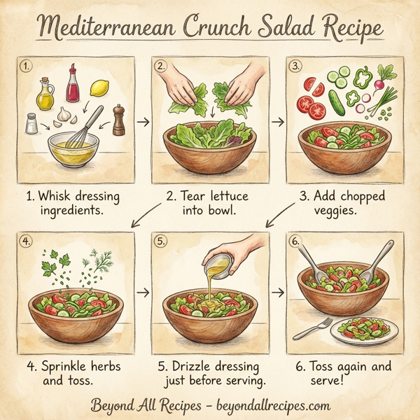 Mediterranean Crunch Salad instructions