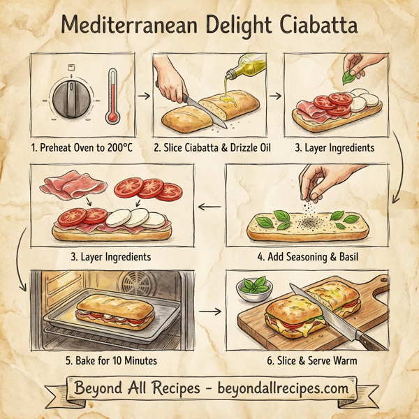 Mediterranean Delight Ciabatta instructions