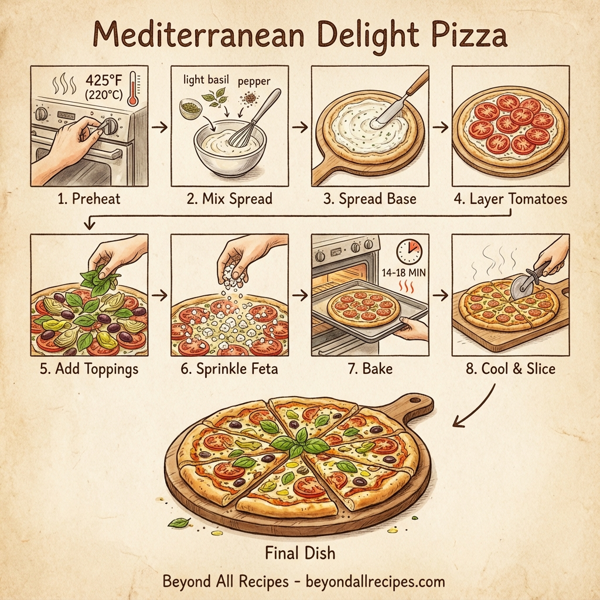 Mediterranean Delight Pizza instructions