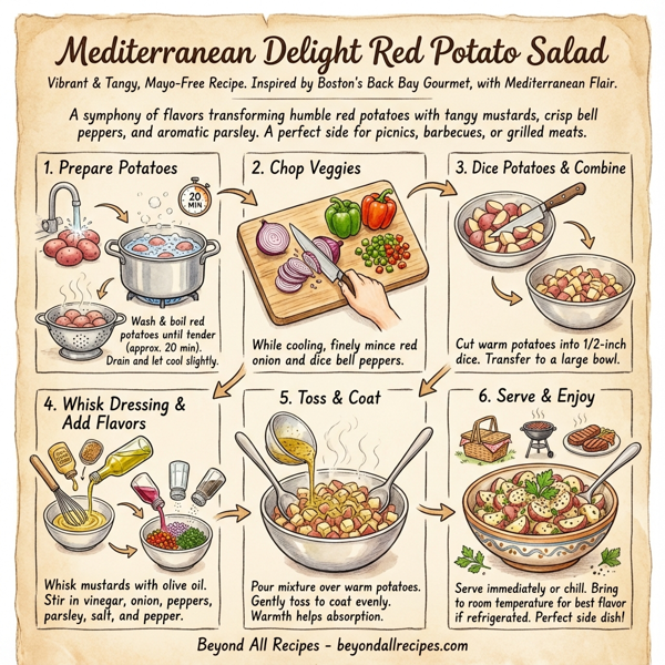 Mediterranean Delight Red Potato Salad instructions